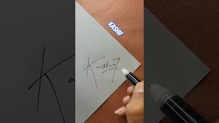 K Signature Style #signature #viral #signatureideas #calligraphy #art