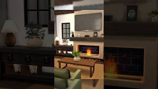 Decorating the living room at my Fern Hollow Cottage #thesims4 #sims4build