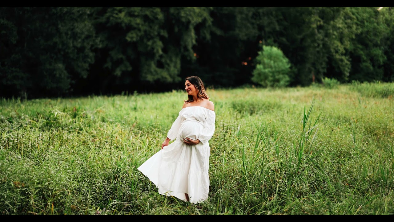 Flower Bra Maternity Photos - Ashley Newman Photography