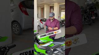 Kawasaki ZX10R Ceramic Graphene Coating 💸🔥 #graphenecoating #ceramiccoating #zx10r