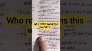 😱 Who really owns this world? | Psalm 89:11