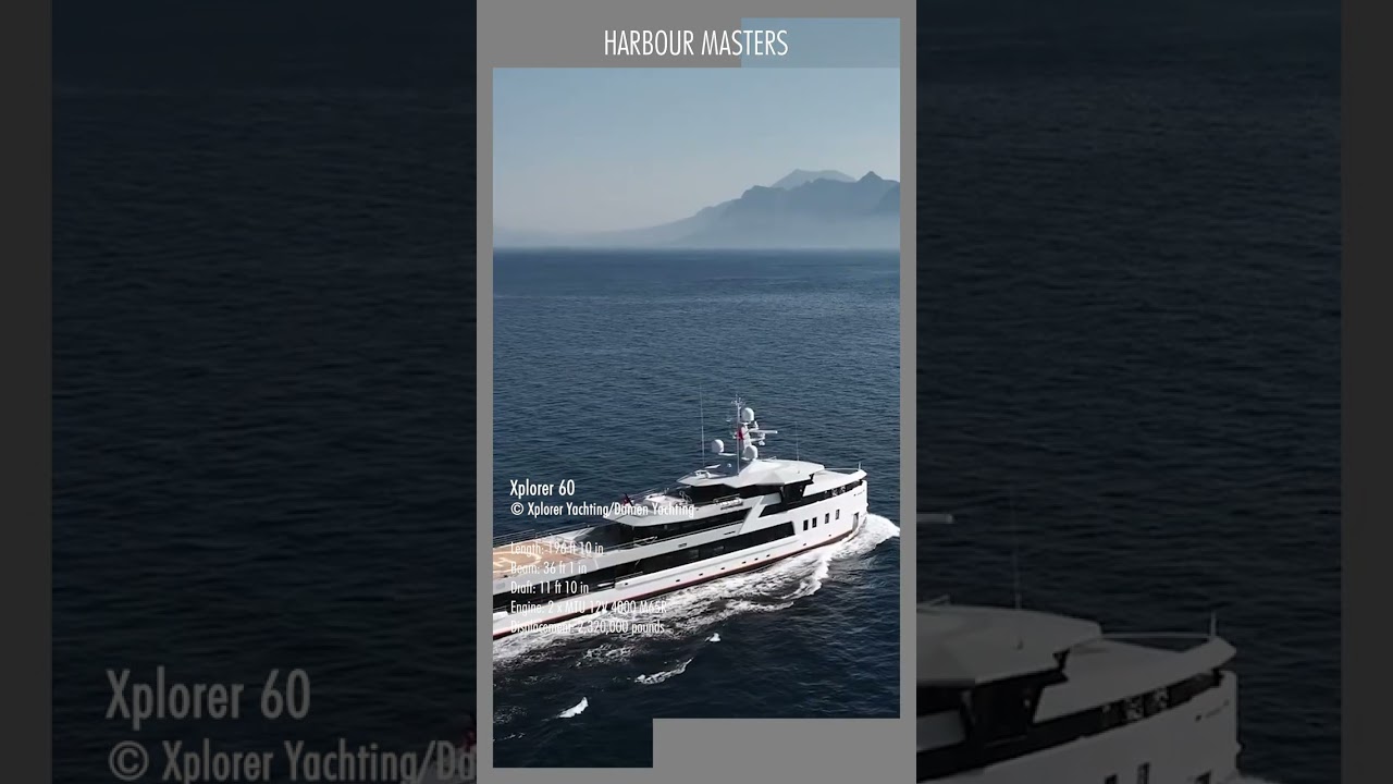 ⁣Damen Xplorer 60 | Ultra-Luxury Custom Explorer Superyacht