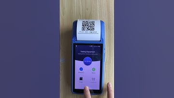 Android 6.0 pos terminal Loyverse app working thermal printer mobile pos machine