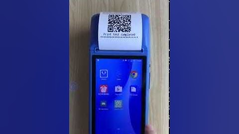 Android 6.0 pos terminal Loyverse app working thermal printer mobile pos machine