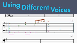 How to Add Different Voices  MuseScore tutorial