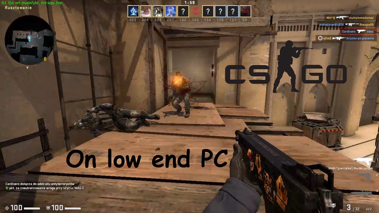 CS:GO on low end PC part 2 - YouTube