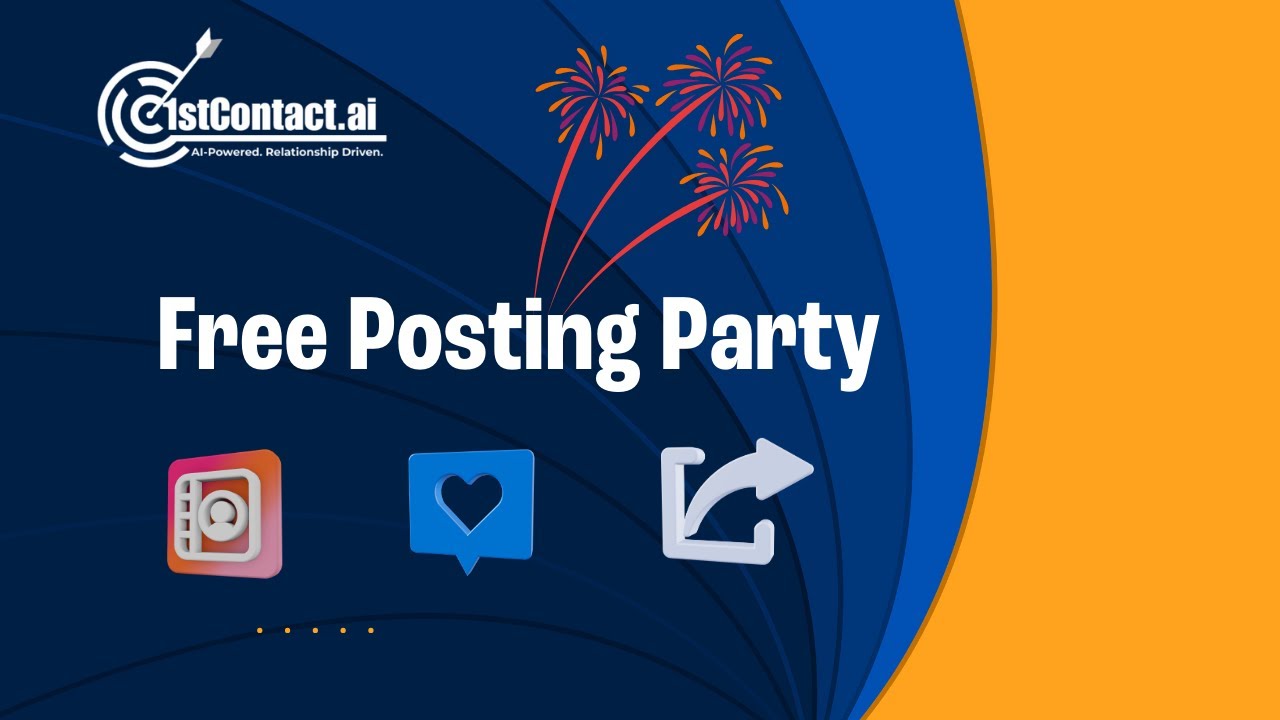 Join us for a free posting party on social.