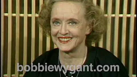 Bette Davis Bette "Press Conference" 1980 - Bobbie...
