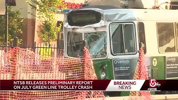 Preliminary report issued about Green Line crash