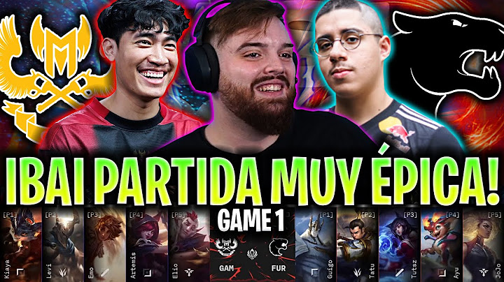 IBAI CASTEA A BRASIL CONTRA GAM!😱PARTIDA MUY ÉPICA!🔥 | GAM vs FUR Game 1 PLAY-IN MSI 2025 IBAI