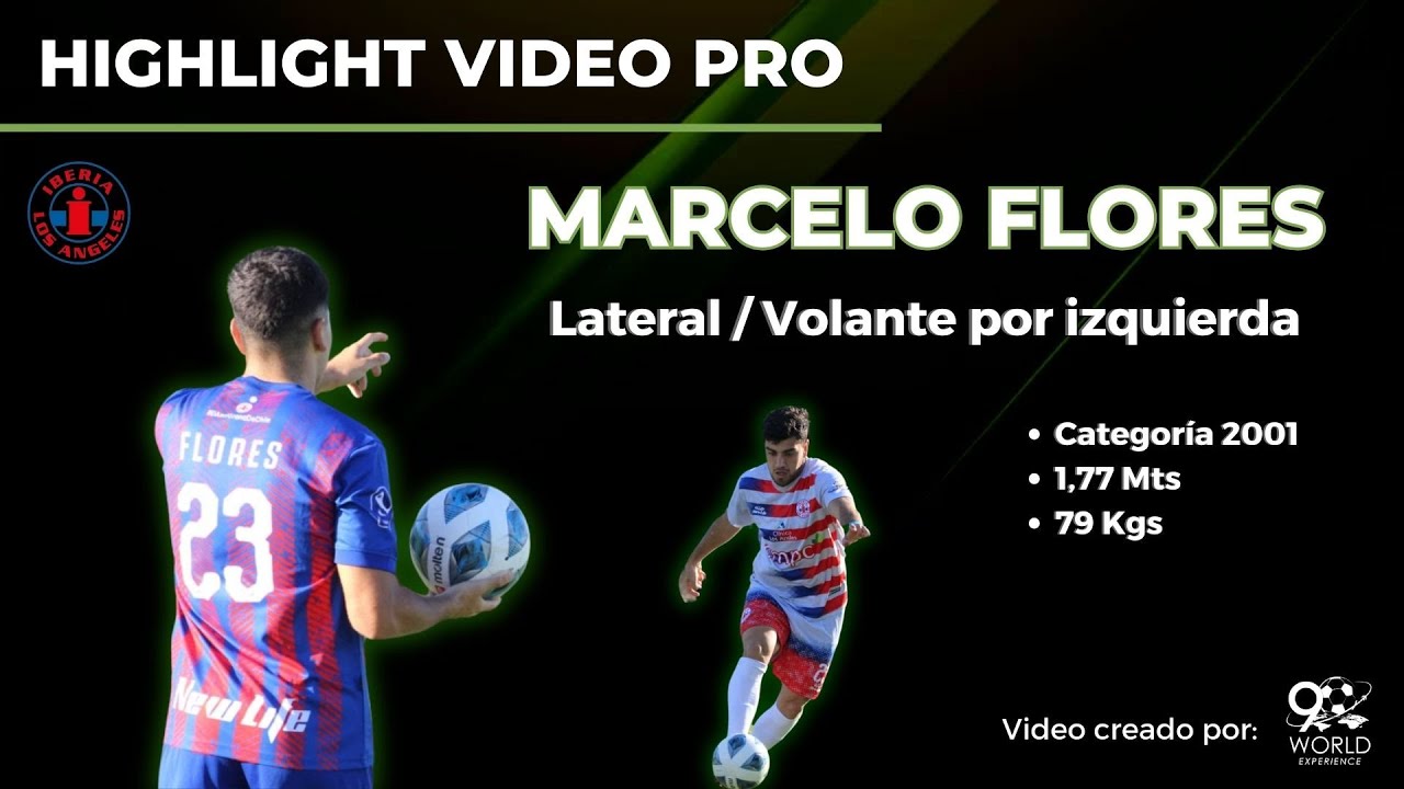 Marcelo Flores Lateral / Extremo Izquierdo Highlight Video PRO