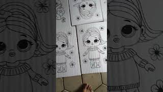 mewarnai lukisan gambar lol ramput panjang#lukisan #mewarnai #belajar #lol #coloring