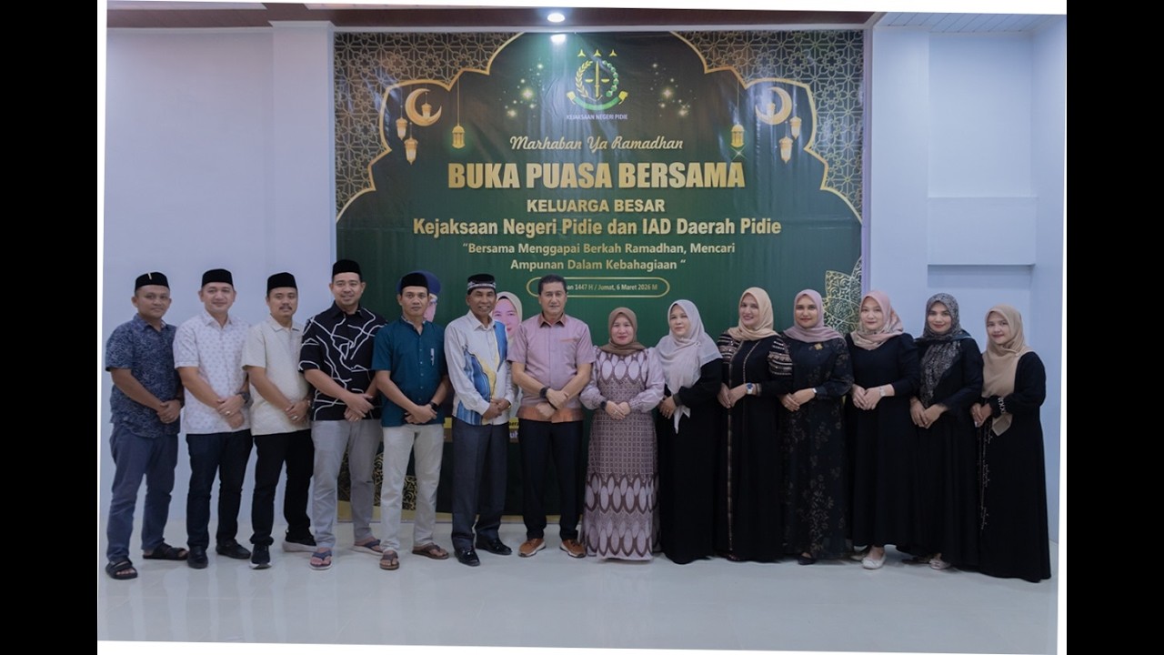 Silaturahmi dan Buka Puasa Bersama Keluarga Besar Kejaksaan Negeri Pidie