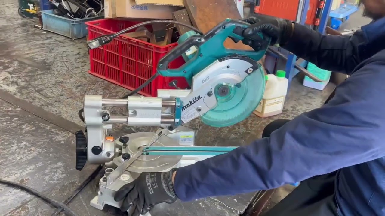 makita マキタ 165ミリスライドマルノコ LS0613FL 簡易動作確認動画 