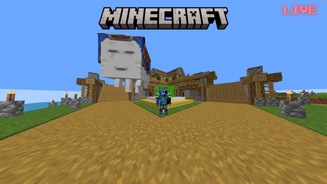 Playing Minecraft LIVE - YouTube