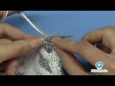 How to Double Knit 2/2 Cables