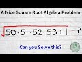Poland | A Nice Square Root Algebra Problem ||Math Olympiad✍️