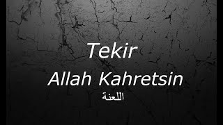 Tekir Allah Kahretsin مترجمة