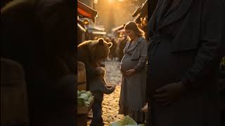 Polish Mama, Toddler, and Bear’s Market Mayhem🐻🤰👶