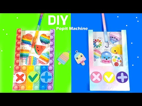 <strong>DIY</strong> Fidget toys trading game machine ｜ Fidget toys , <strong>Pop</strong> it hacks and crafts ｜ 피젯토이 거래 자판기 만들기
