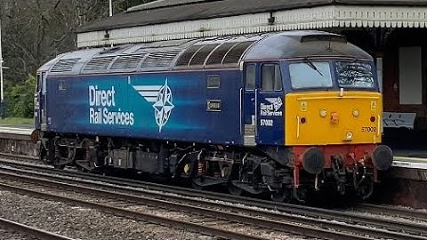 Class 57 | 57002 | DRS - Direct Rail Services | Light Engine | Brookwood | 14/03/22