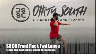 SA DB Front Rack Fwd Lunge