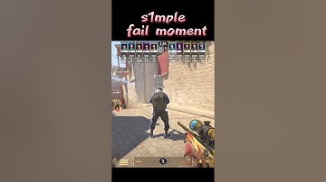 CS2: s1mple fail moment #cs2funny