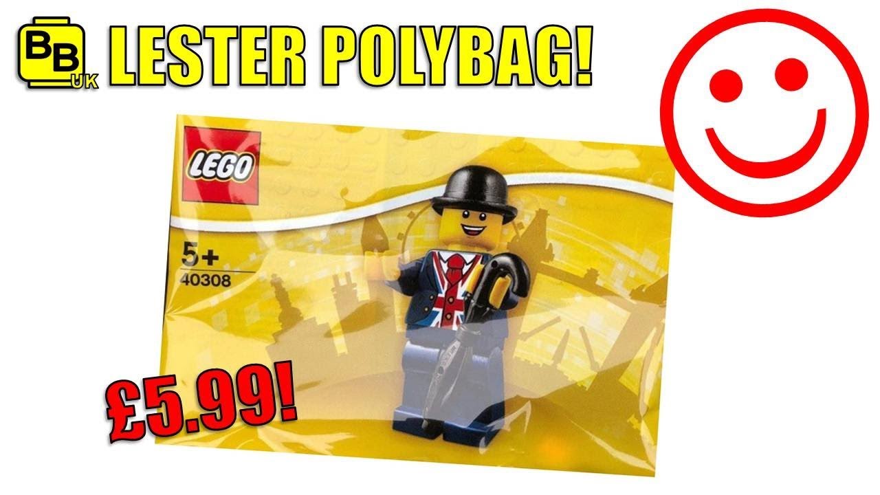 LEGO Lester Minifigure Polybag Leicester Square Exclusive London UK
