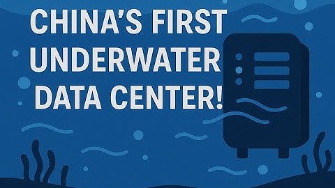 China Just Launched Their First Underwater AI Data Center!