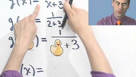 Function Notation and Finding Function Values, Part 2