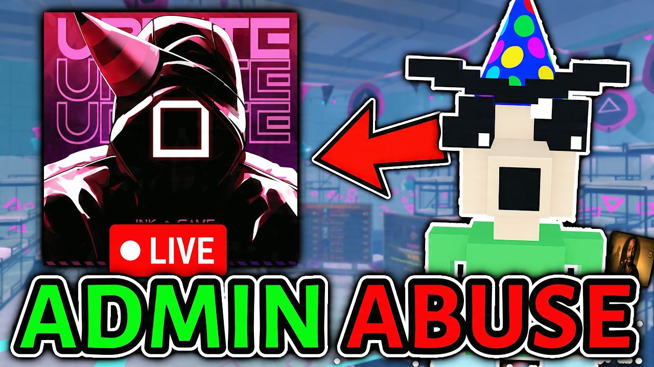 🔴 INK GAME ADMIN ABUSE COUNTDOWN! (Playing With Viewers Live)