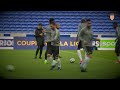 COUPE DE LA LIGUE : dernier entraînement avant la finale