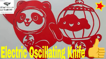 Electric Oscillating Knife Working Show #OscillatingKnife #controller #tangential #plotter