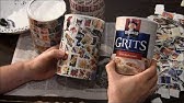 How to make stamp decoupage box