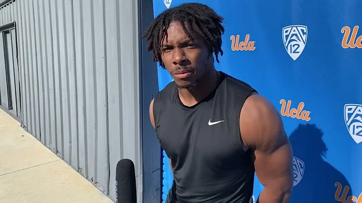 Safety Stephan Blaylock after UCLA practice 12/18