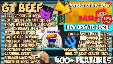 BEST GROWTOPIA PRIVATE SERVER 2021 | ✅🔥LIKE REAL GT 100% | BEST SERVER LIKE 60 ONLINE 🔥✅ | GT BEEF