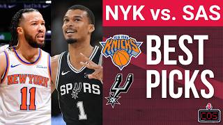New York Knicks vs San Antonio Spurs Game 1 Best Picks & Predictions!