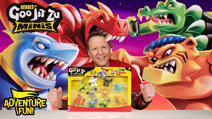Heroes of Goo Jit Zu 10 Pack Minis Ultra Rare & Rares - Metallic Finishes Adventure Fun Toy review!