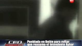 Pueblada en Belén para evitar que reasuma el intendente Aybar