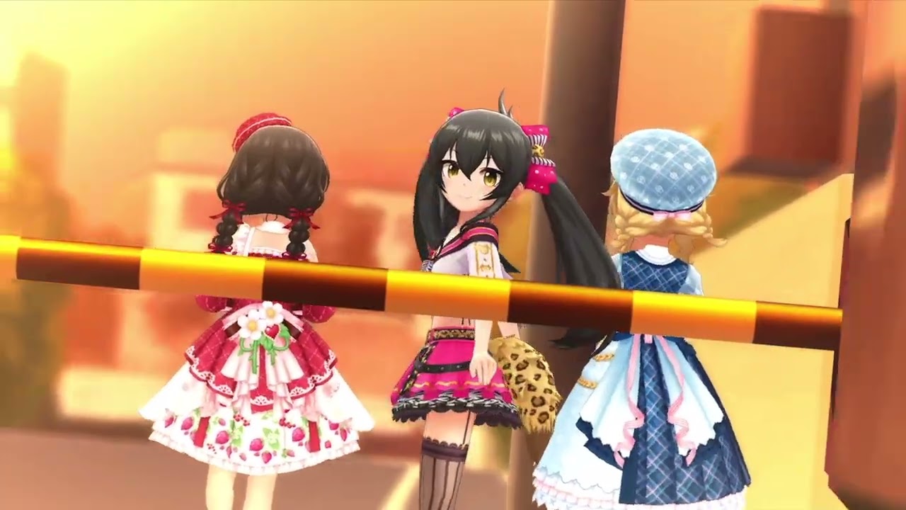 デレステMV「オレンジタイム」ももぺあべりー(櫻井桃華,的場梨沙,橘