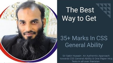 How to Attempt, explain & Justify 5 marks each question in CSS General Ability by Sir Sabir.