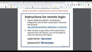 Library Database Basics