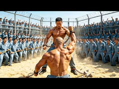 Prison kung fu action: Prison thugs think the new inmate is an easy target, unaware he defeats them!
