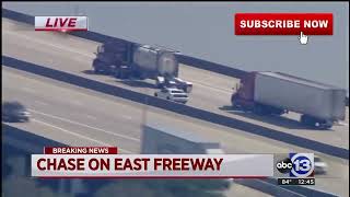 Dodge Hellcat Outruns Chopper in Houston Police Chase! Driver Almost Makes it