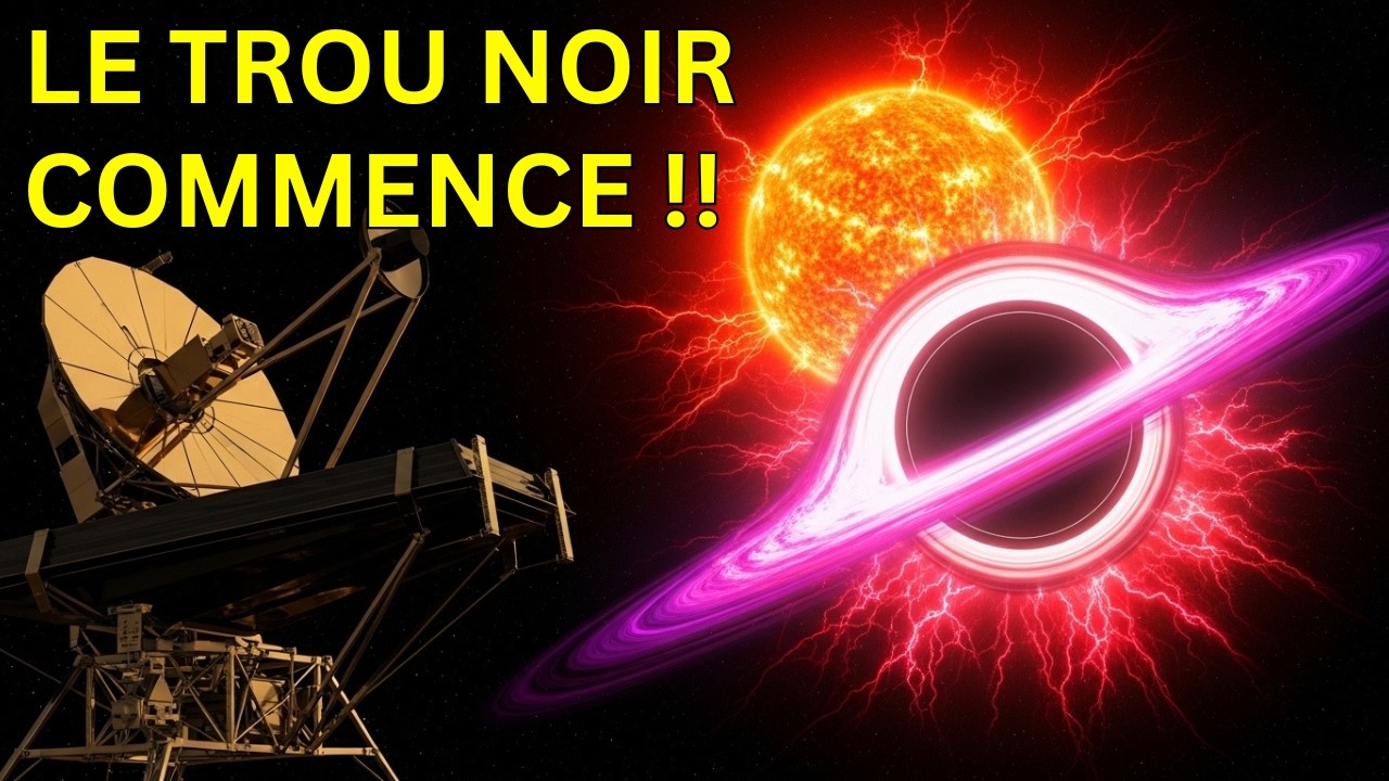 JAMES WEBB a Capturé en Direct la Naissance d’un Trou Noir… Et Cela a Tout Changé !