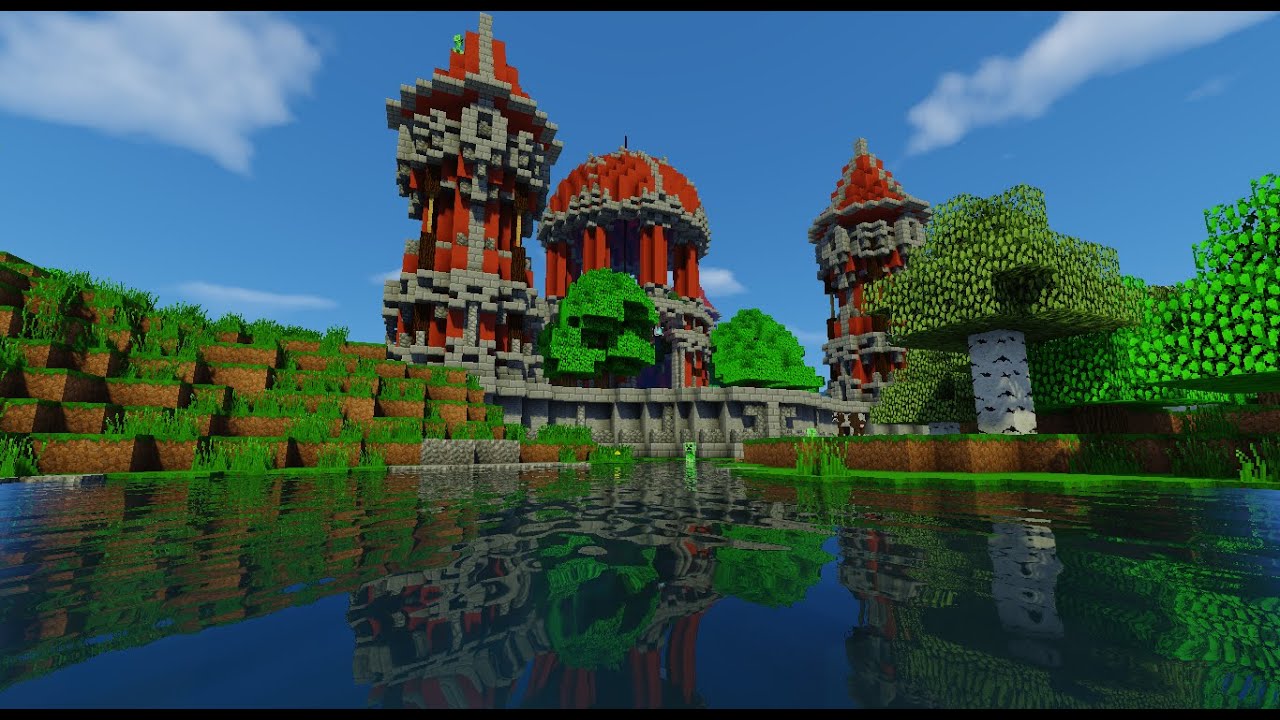 Minecraft Speed Build #3 | StaticNetwork Factions Spawn - YouTube