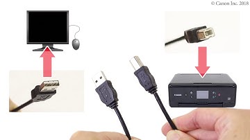 Connecting the printer and a computer via USB (macOS) (TS6200 series)