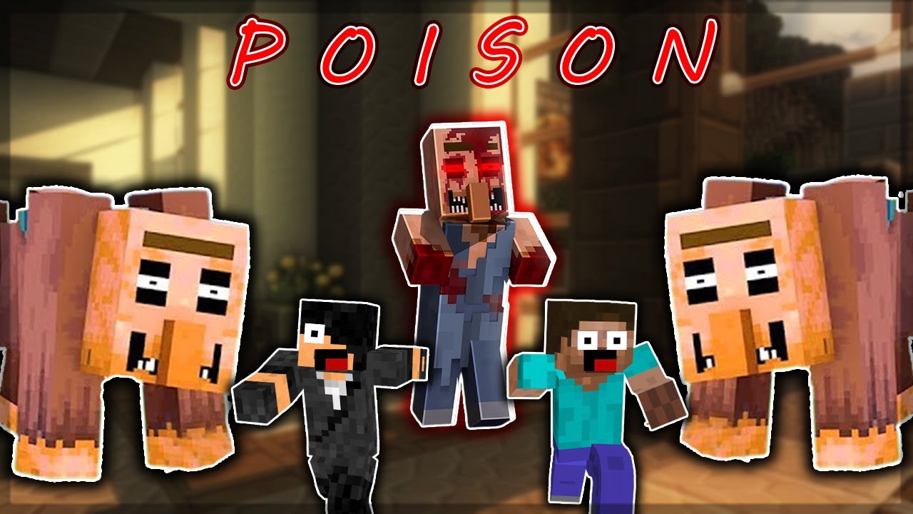 Minecraft: O ATAQUE DOS BOIS NO MINECRAFT!! - P O I S O N #5