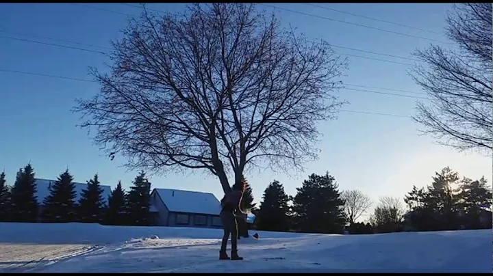 Boiling water turning into snow instantly : Sub-zero weather experiment.