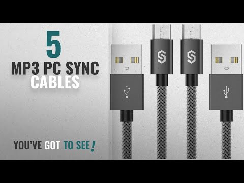 Top 10 Mp3 Pc Sync Cables [2018]: Micro USB Cable Syncwire Charger - [2-Pack 3.3ft/1M] 2.4A High